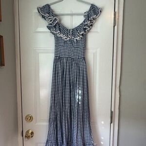 Doen Sora in Blue Gingham Size Small